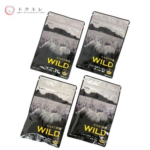 【トクキレ】やずや にんにく卵黄WILD 62球 4個セット 未使用未開封