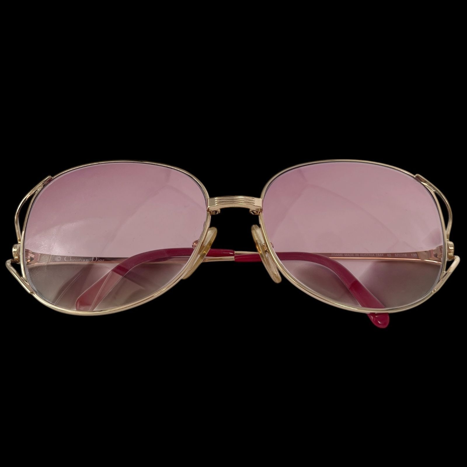 Christian Dior サングラス Vintage Sunglasses Christian Dior 2444 Square Oversize Steampunk