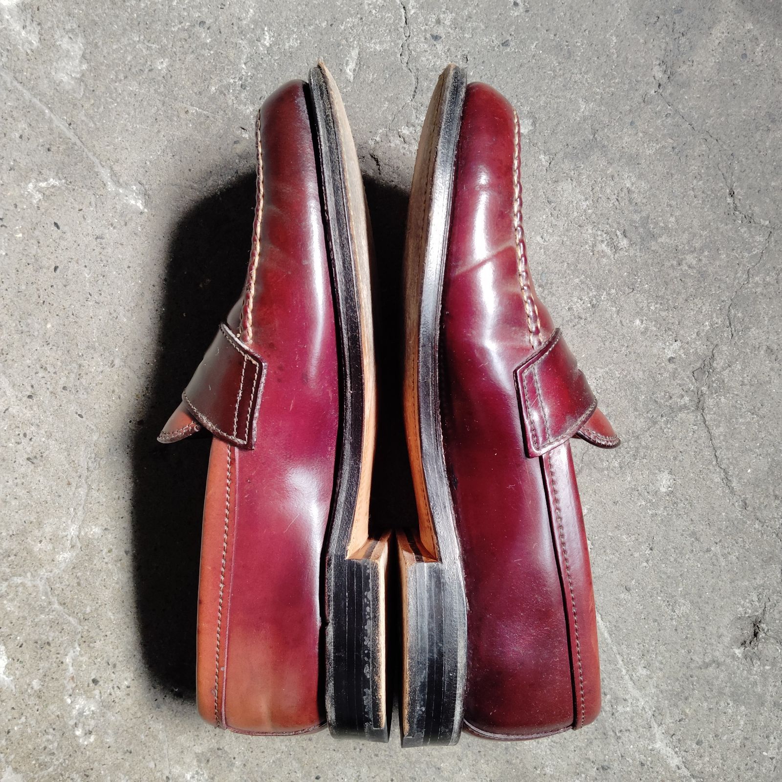 Alden BEAMS PLUS別注 99161 コインローファー コードバン US7.5D 