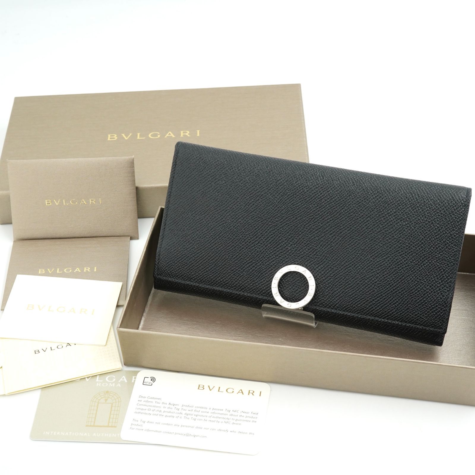 ✨Sランク・箱証明書付き✨ BVLGARI 長財布 ビーゼロワン ロゴマニア