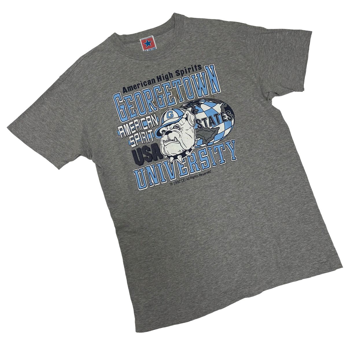 ジョージタウン ブルドッグ グラフィック Tシャツ Georgetown Hoyas 