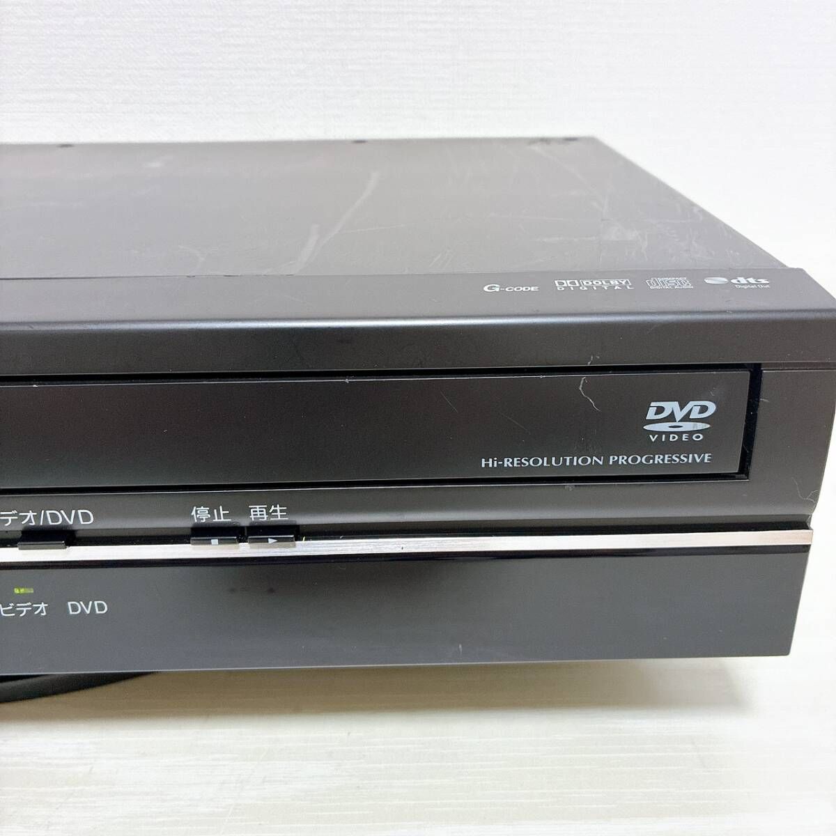 T11232400 【整備品】 TOSHIBA 東芝 VHS/DVD 一体型 ビデオプレーヤー