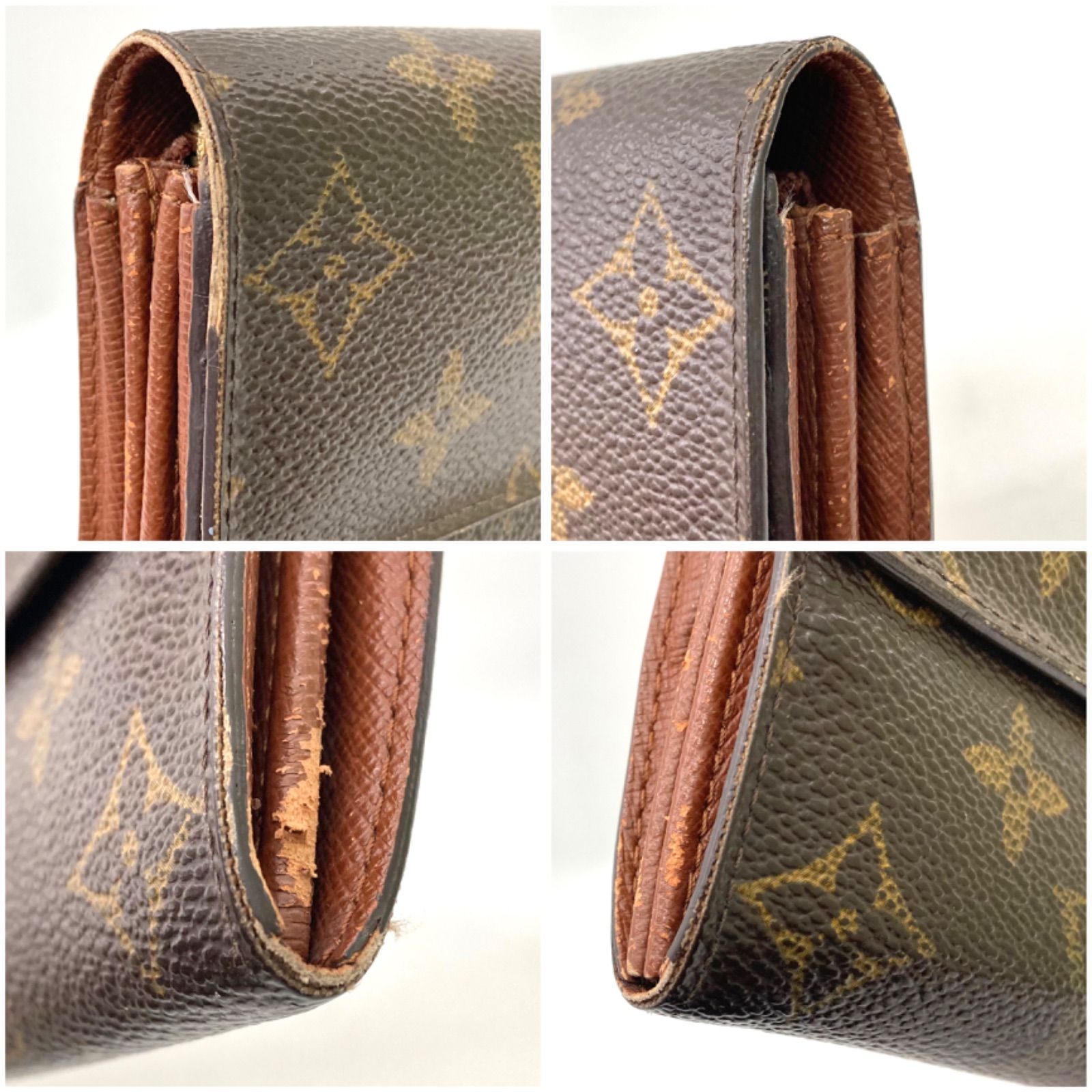 本物 ルイヴィトン LOUIS VUITTON LV ポシェットポルトモネ クレディ 