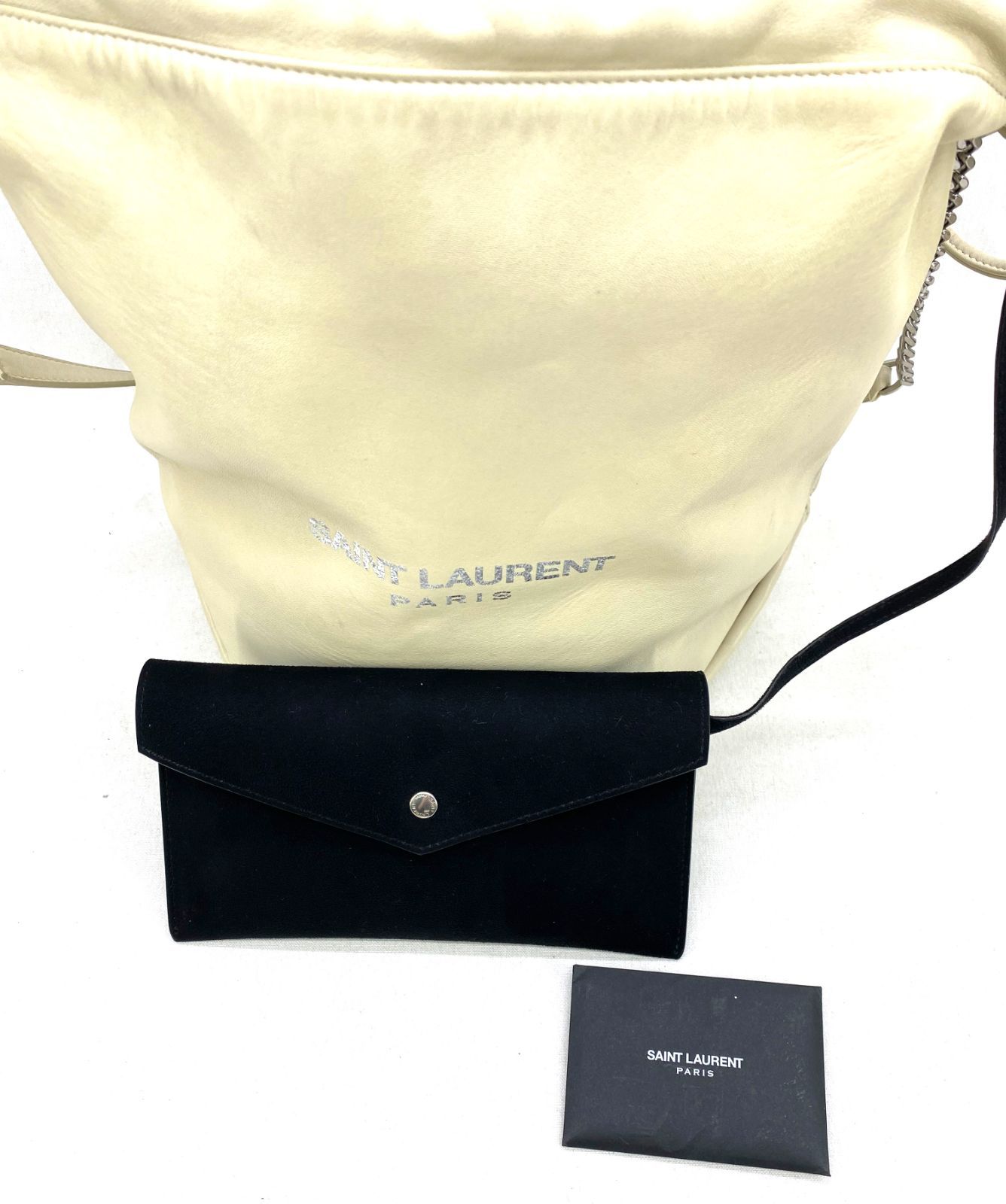 SAINT LAURENT PARIS サンローラン テディ バケット 巾着 ワン 