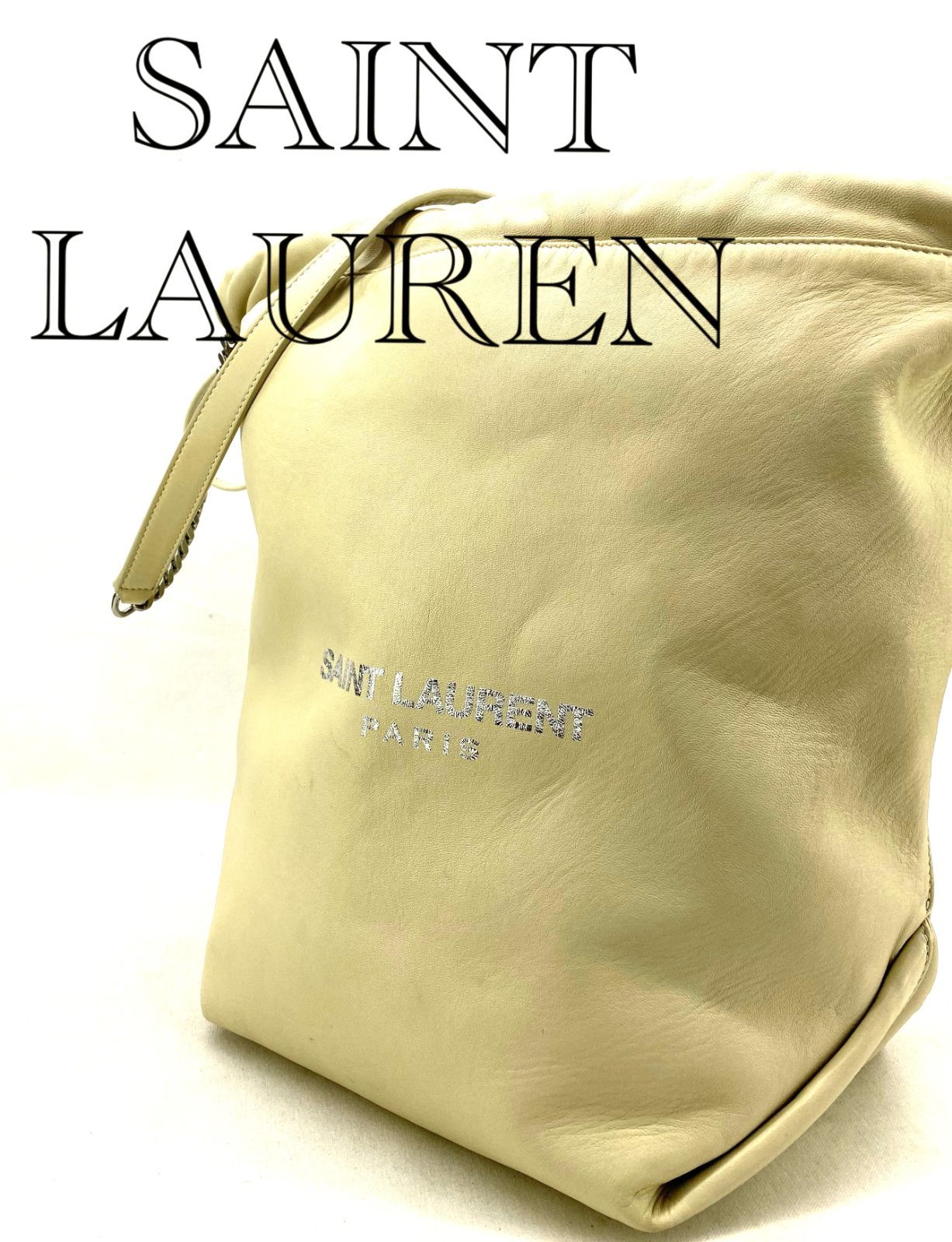 SAINT LAURENT PARIS サンローラン テディ バケット 巾着 ワン 