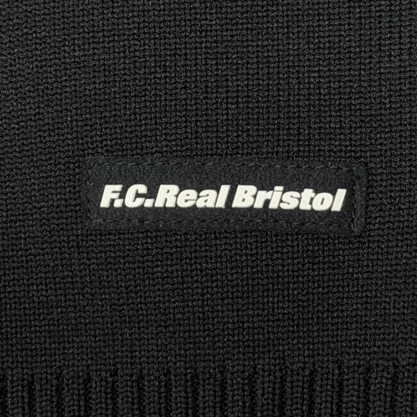 参考上代23100円 F.C.Real Bristol BIG LOGO CREWNECK KNIT ビッグロゴ