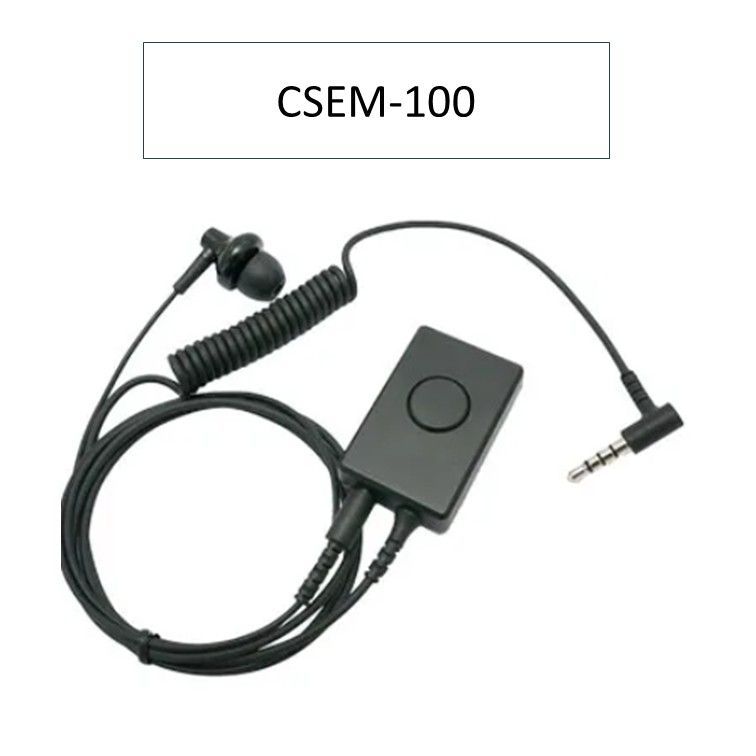 有線PTTイヤホンマイク CSEM-100 エステックジャパン スマートウェーブ・テレコミュニケーションズ(Smart Wave) tomcom