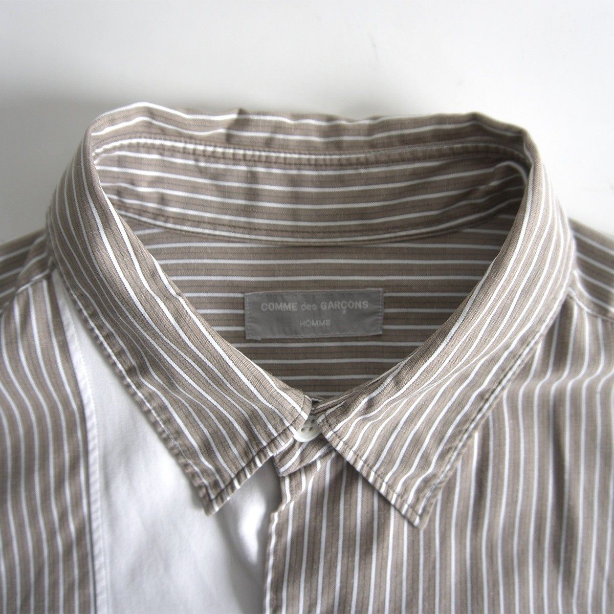 アーカイブ】COMME des GARCONS HOMME【00S フロント切替 ストライプ 
