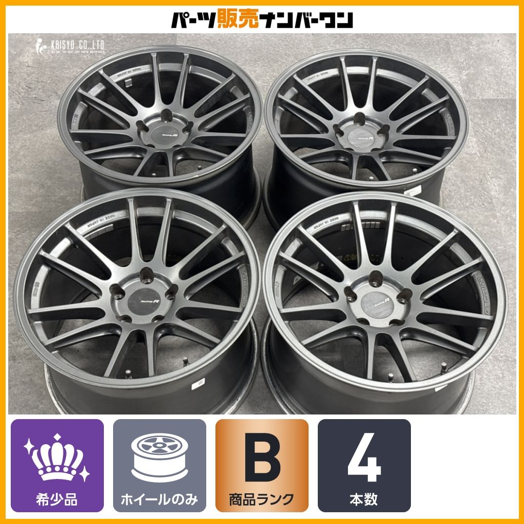 希少サイズ】ENKEI GTC01RR 18in 10.5J +23 11J +30 PCD120 4本セット 