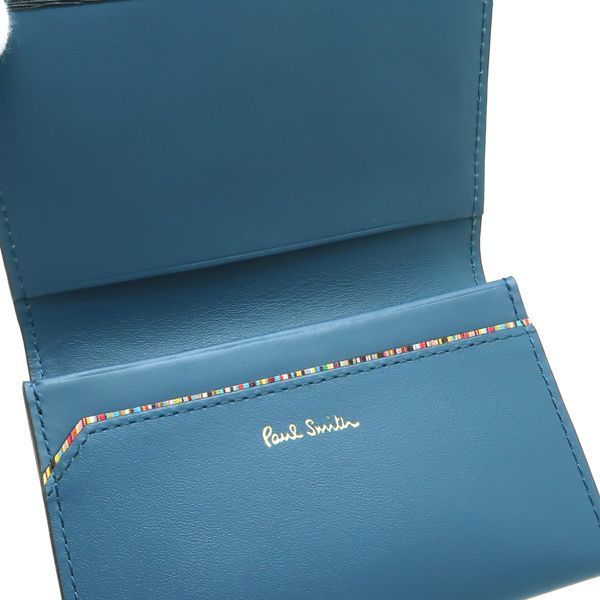 Paul Smith クロップドロゴ 名刺入れ 553408 P042 カードケース 黒