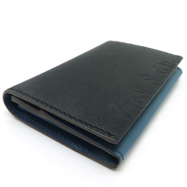 Paul Smith クロップドロゴ 名刺入れ 553408 P042 カードケース 黒