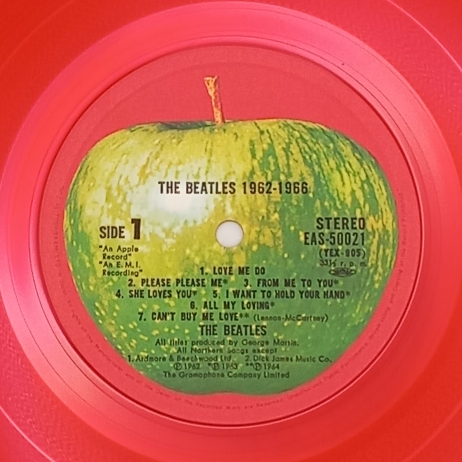 帯付LP/レッドカラー】 ビートルズ (The Beatles) – 1962–1966