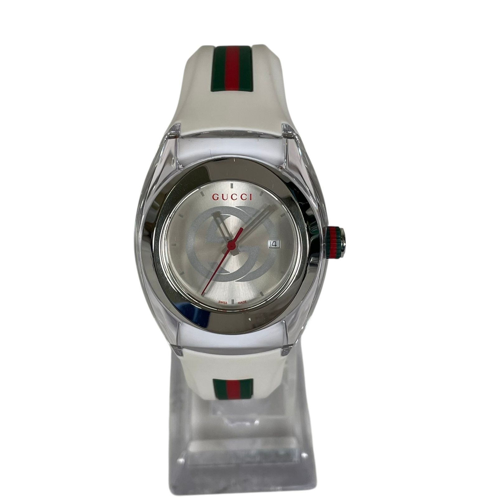 GUCCI グッチ 腕時計 クォーツ SNYC シンク シェリーライン インター 