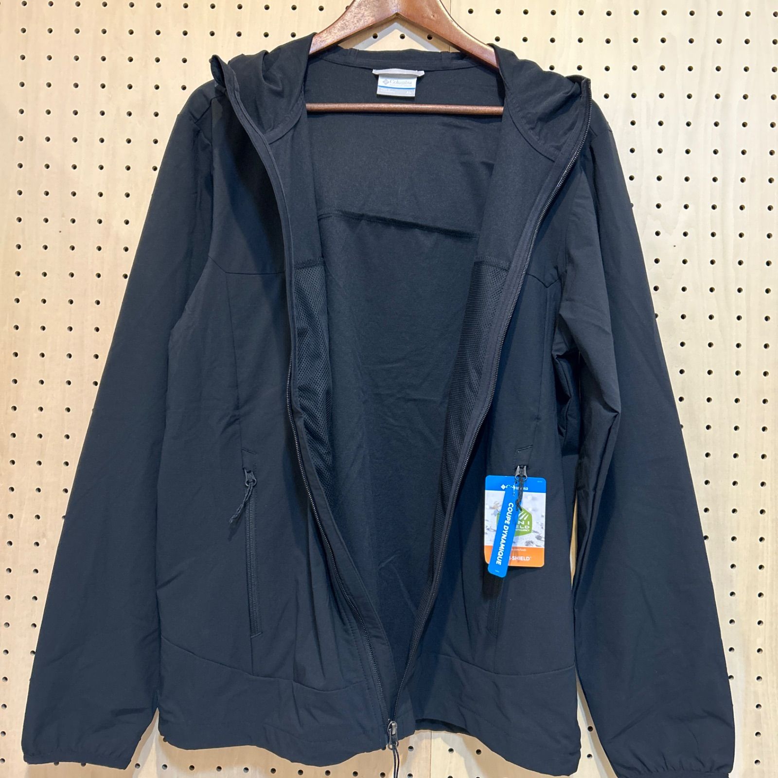 メンズヘザーキャニオンIIフーデッドジャケット XL（WE1602-010