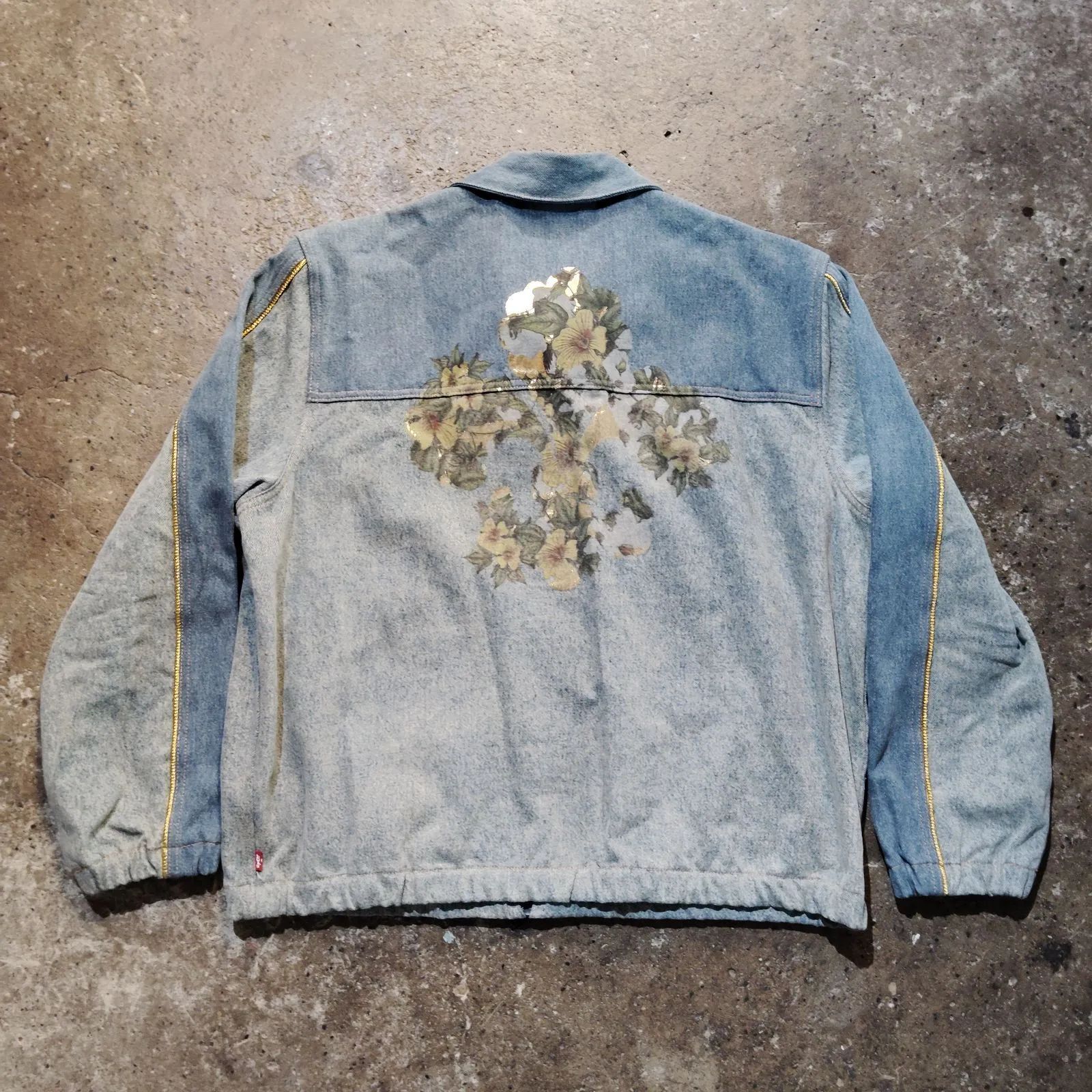DENIM TEARS 2025SS × LEVI'S TRACK JACKET ライトブルー XL デニム