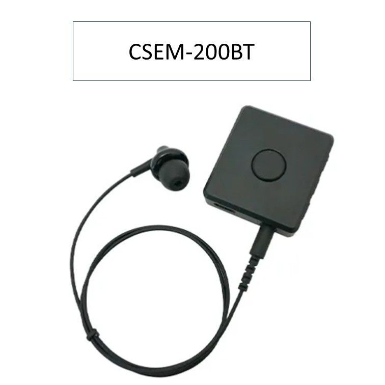 ワイヤレスPTTイヤホンマイク CSEM-200BT エステックジャパン スマートウェーブ・テレコミュニケーションズ(Smart Wave) TOMCOM