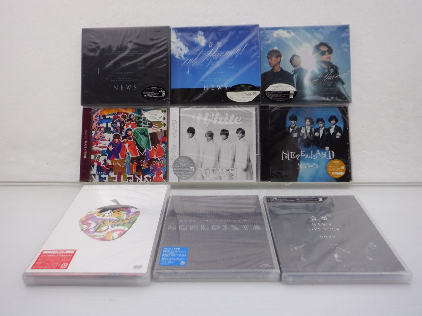 中古DVDまとめ売り NEWS バラ売り3点から可能
