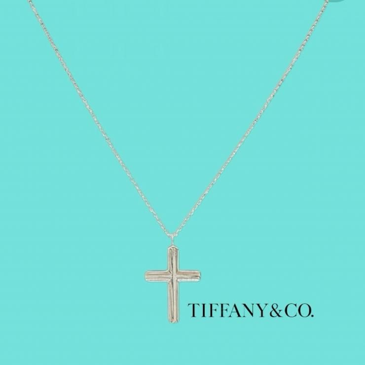 Tiffany&Co. ティファニー コンケーブ クロス ネックレス SV925 