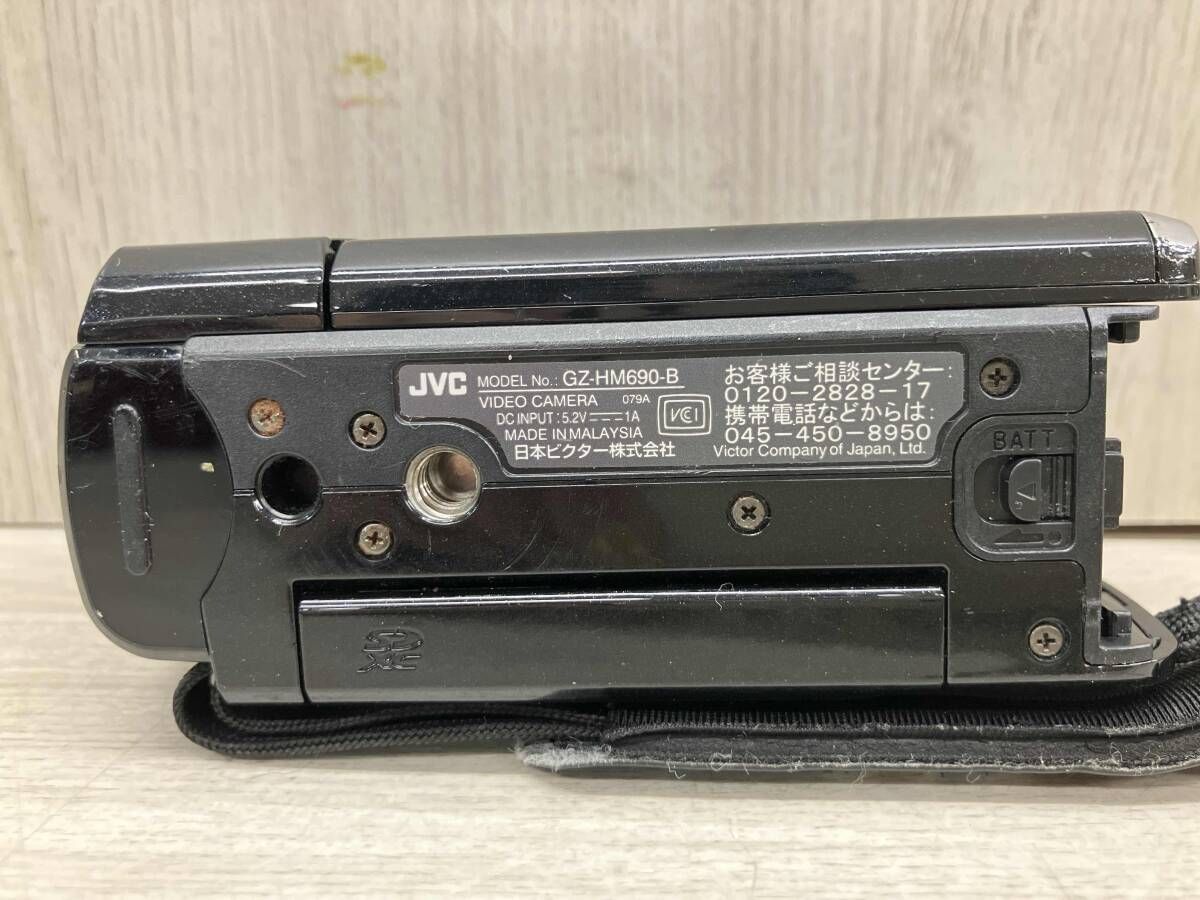 ビクター GZ-HM690-B Everio GZ-HM690 (クリアブラック) ムービー