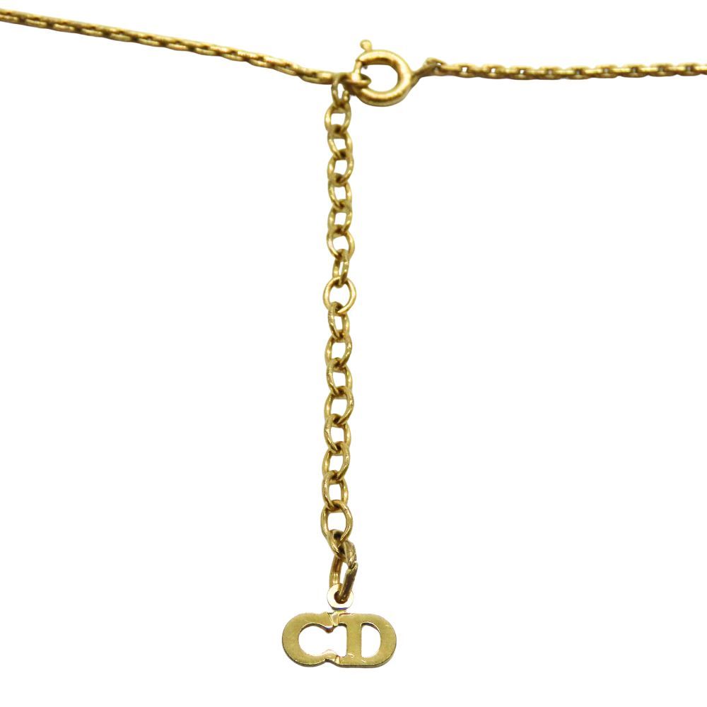 中古】Christian Dior クリスチャンディオール DIOR ネックレス CDロゴ