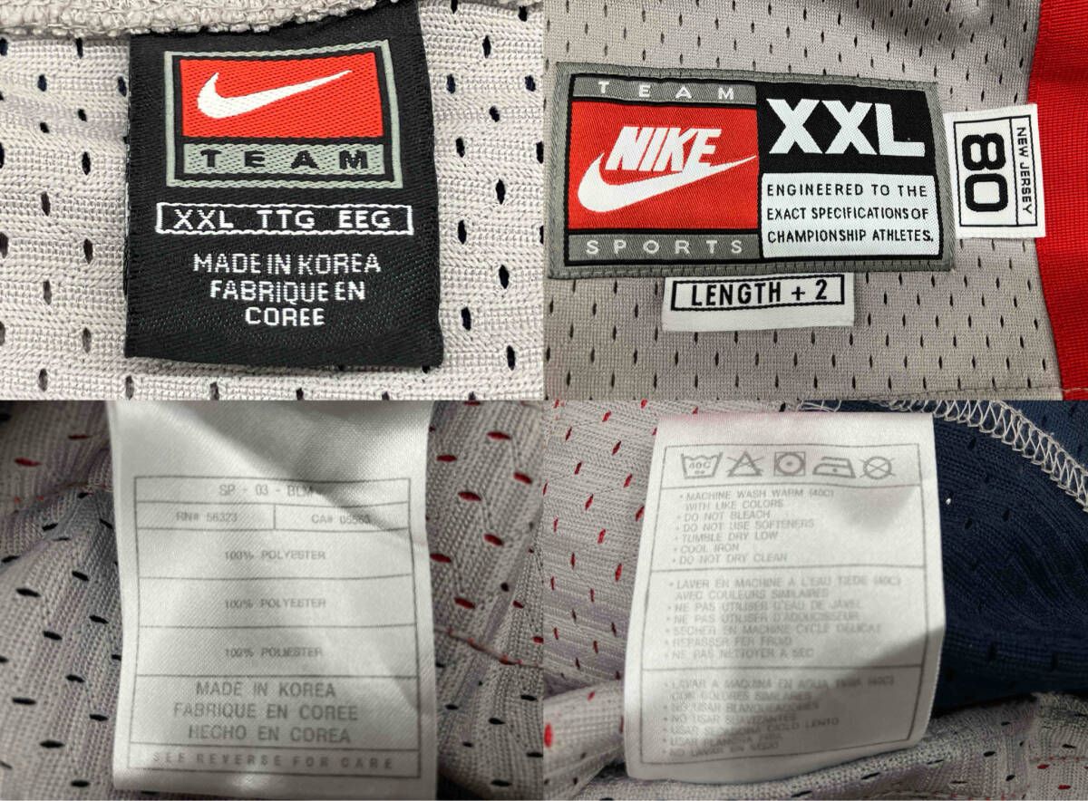 ユニフォーム NIKE NBA NJネッツ #5 ジェイソン・キッド XXLサイズ