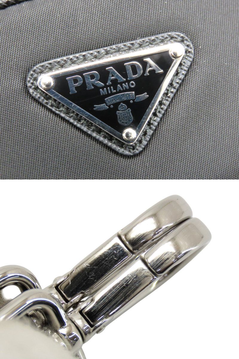 新品同様 プラダ PRADA Re-Nylon リナイロン サフィアーノ スマートフォンケース ショルダーポーチ ポシェット ポーチ 小物入れ マルチケース NERO ブラック リナイロン 再生ナイロン レザー 2ZT066 新品同様】プラダ PRADA Re-Nylon リナイロン サフィアーノ