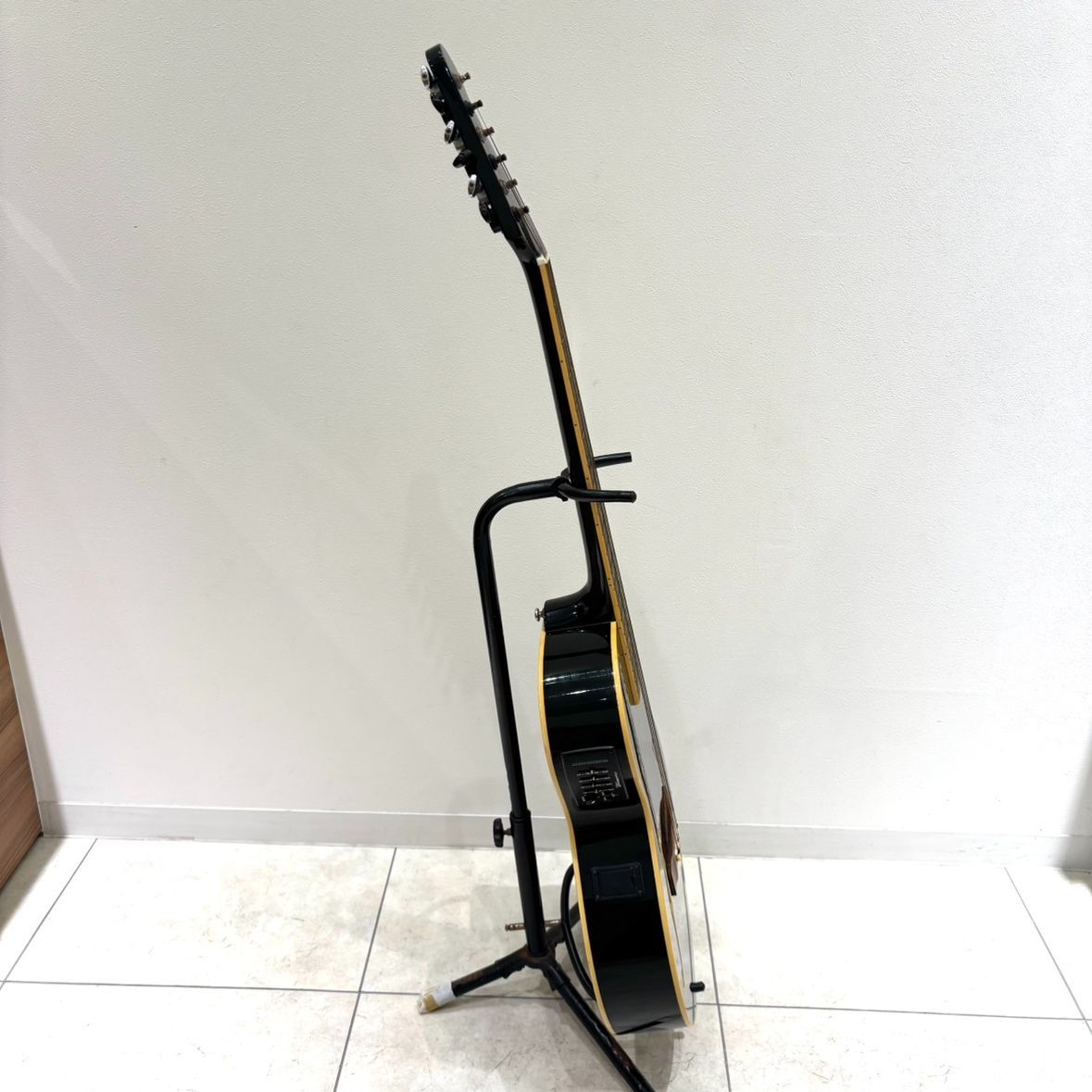 え沖】Juno EA-50FC-6/BK エレアコ ギター ジュノ ソフトケース付 動作 