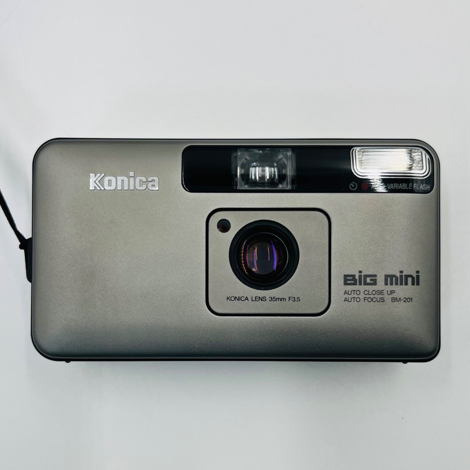 ジャンク品】カメラ/Konica/BiG mini/BM-201/コンパクトフィルムカメラ