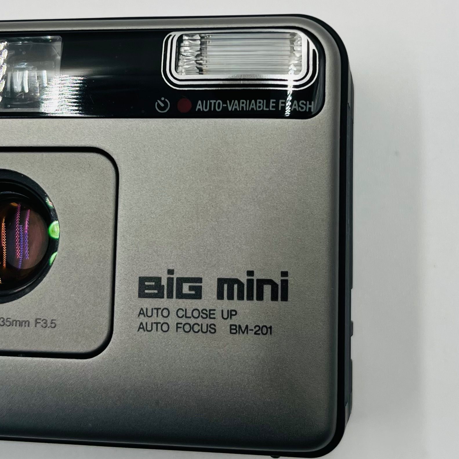 ジャンク品】カメラ/Konica/BiG mini/BM-201/コンパクトフィルムカメラ