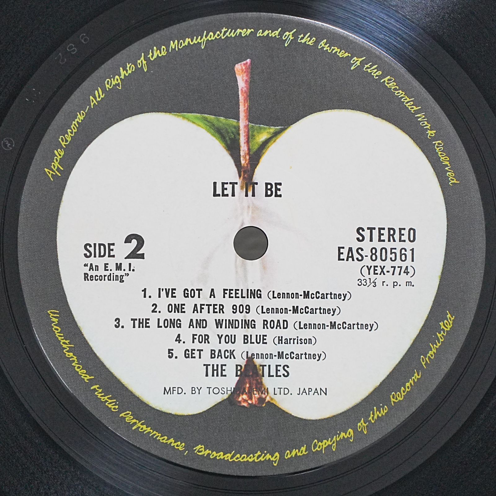SJni] THE BEATLS ザ ビートルズ LET IT BE レット イット ビー 