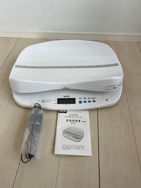 美品 クリーニング済み 説明書付 身長計付 高精度ベビースケール1g BD-815 タニタ(TANITA) ベビースケール