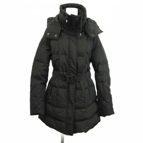 ザラ ベーシック ZARA BASIC ダウンジャケット 上着 L 黒 ブラック 