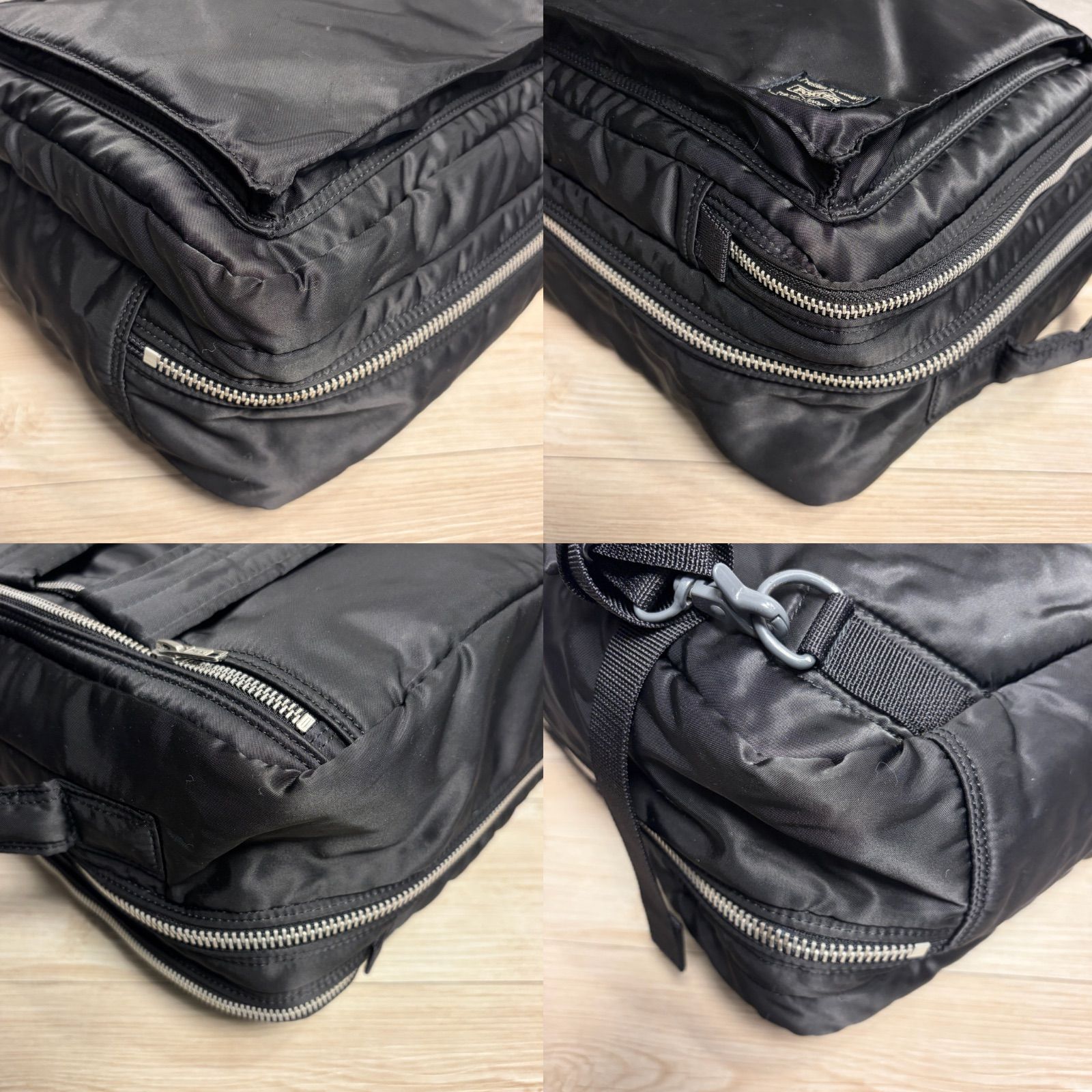 PORTER タンカー 二層 3way ビジネスバッグ ブラック ショルダー欠品 γ