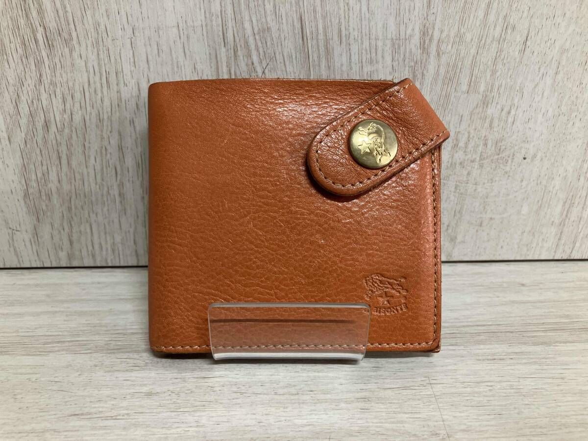 IL BISONTE イルビゾンテ 二つ折り財布 ブラウン - メルカリ