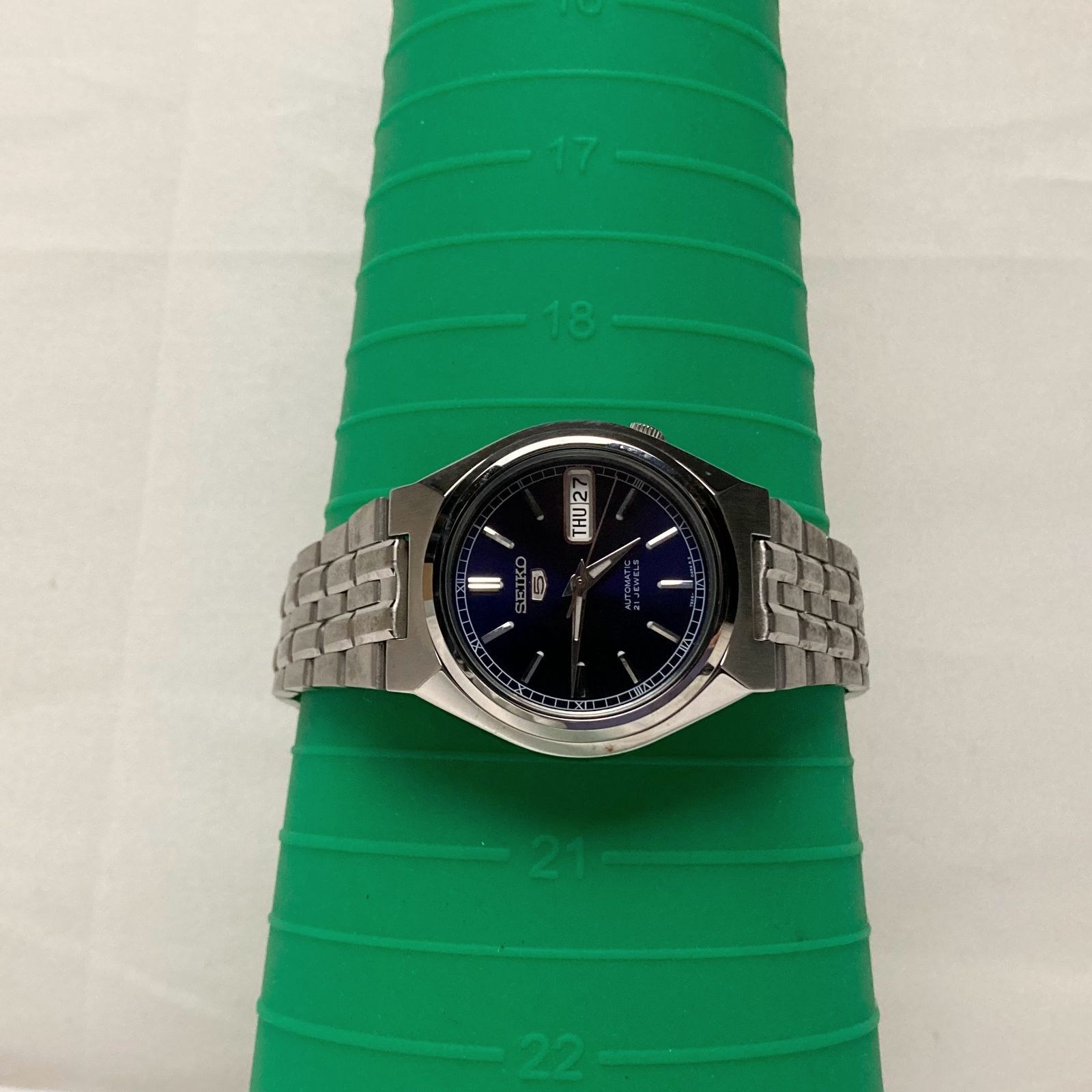 SEIKO 自動巻き時計 ネイビー automatic 【公式通販】