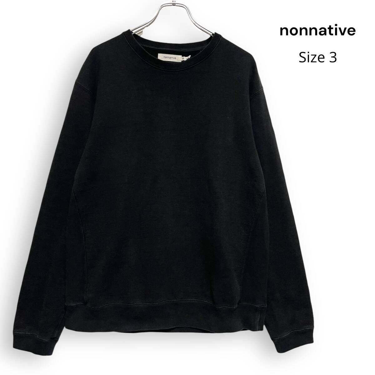 M26157/ Nonnative COACH CREW PULLOVER COTTON SWEAT OVERDYED ノン 