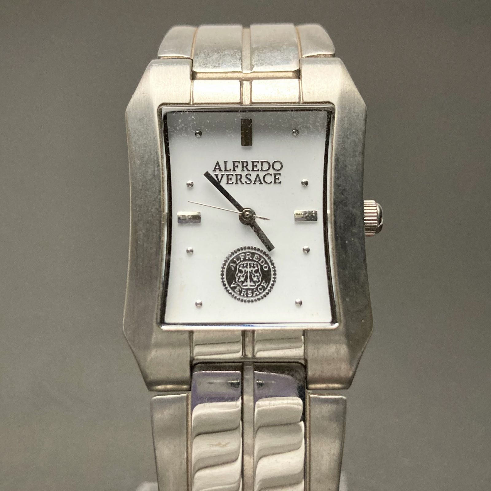 稼働品 ALFREDO VERSACE アルフレッドヴェルサーチ 腕時計 メンズ