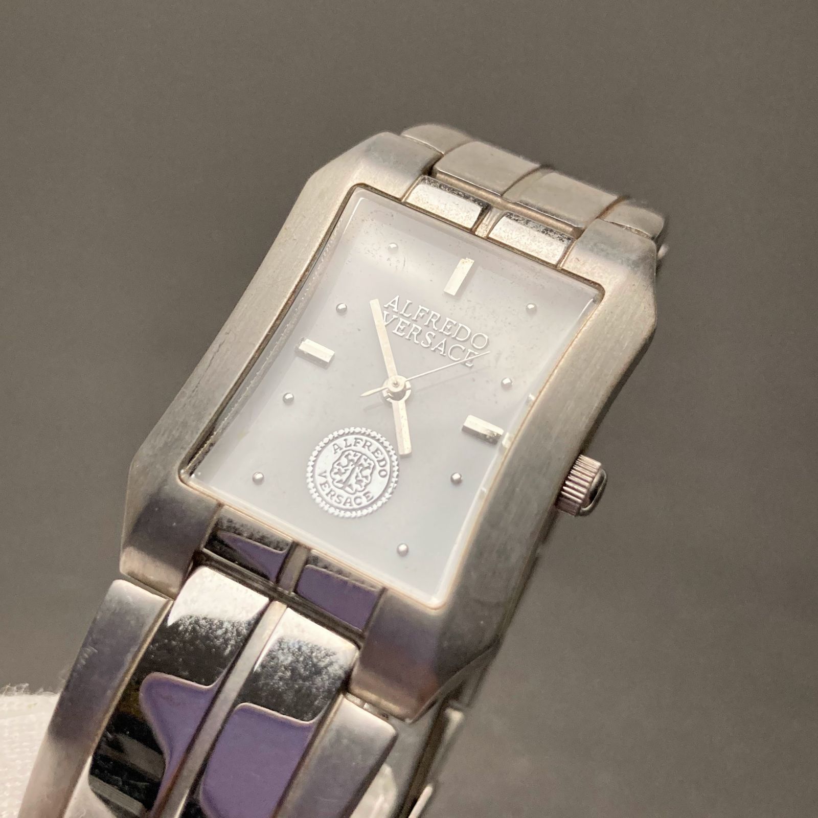 稼働品 ALFREDO VERSACE アルフレッドヴェルサーチ 腕時計 メンズ
