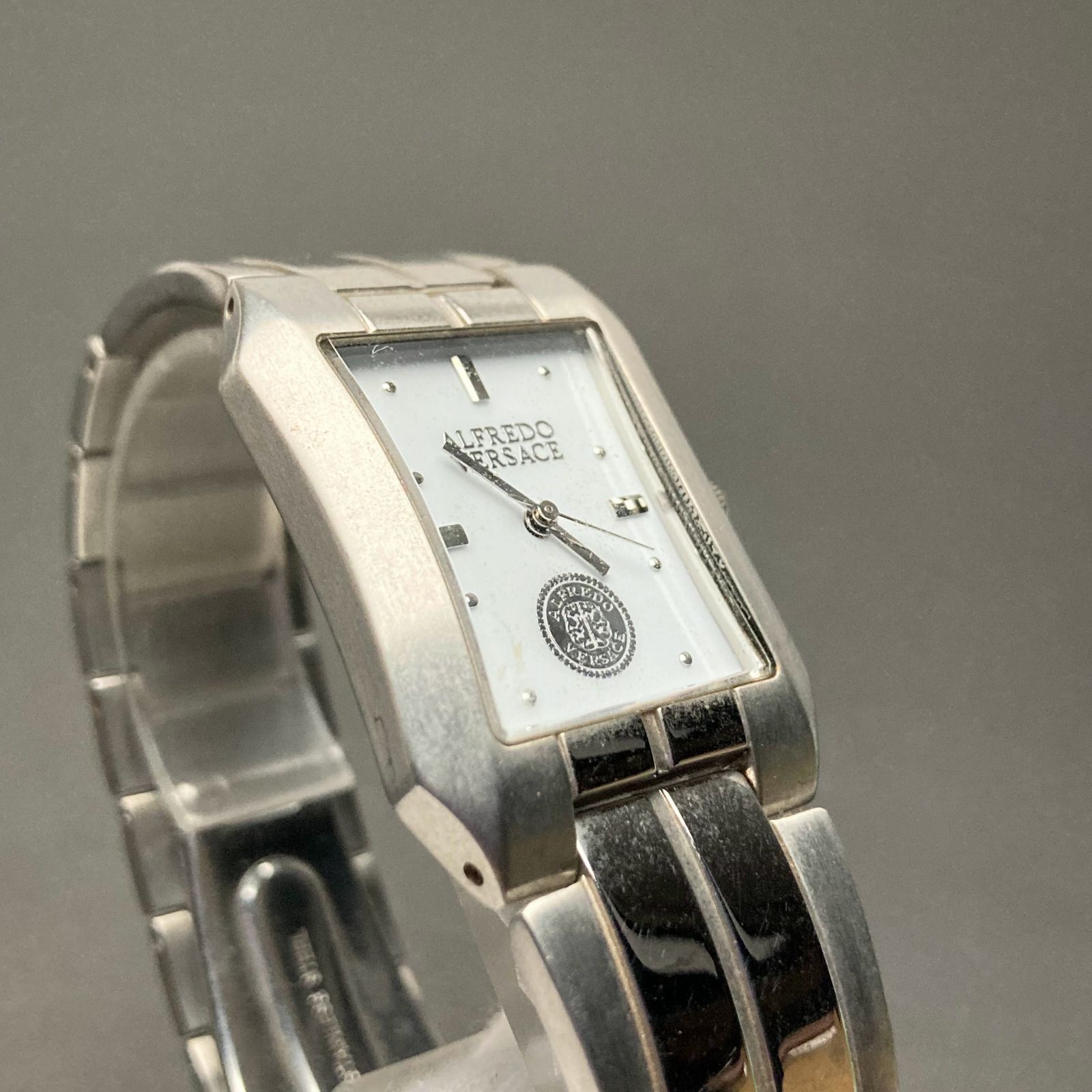 稼働品 ALFREDO VERSACE アルフレッドヴェルサーチ 腕時計 メンズ 