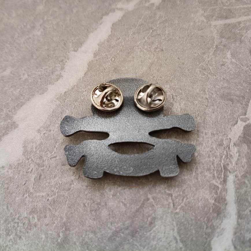 ピンバッジ スカル ドクロ 髑髏 パンク ロック ミリタリー バイカー