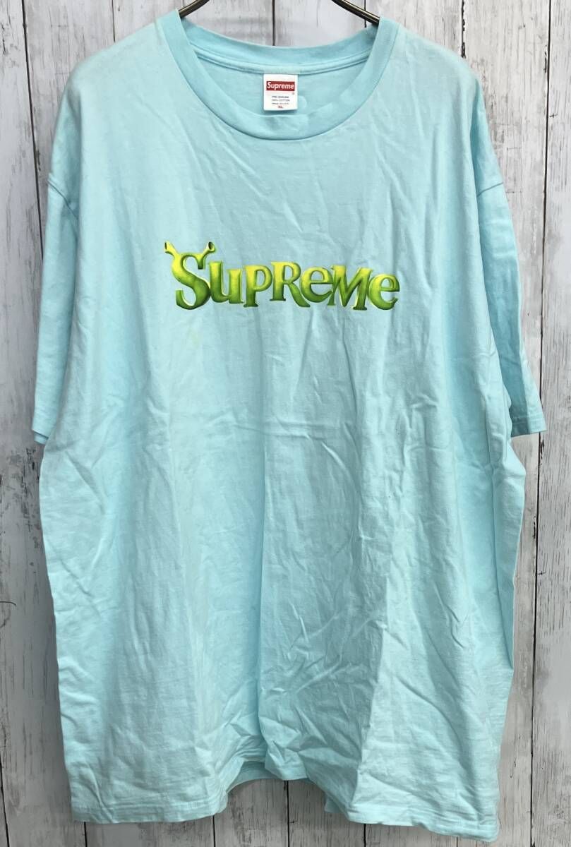 s supreme shrek tee シュレック シュプリーム ステッカー付 Supreme 