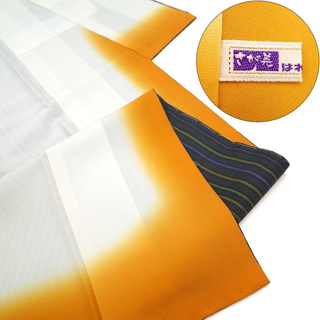 新古品】 本場牛首紬 着物 正絹 袷 石川県指定無形文化財 白山工房
