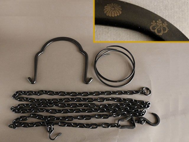 木村 清五郎 象嵌 鐶・鎖・弦 道具 菊桐 釣釜 吊釜 - メルカリ