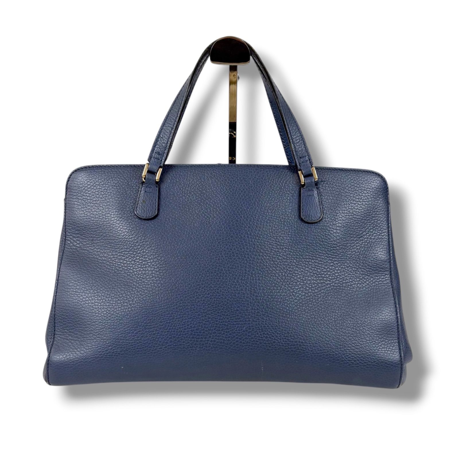 GUCCI グッチ ハンドバッグ 388558 レザー ブルー インターロッキングG 