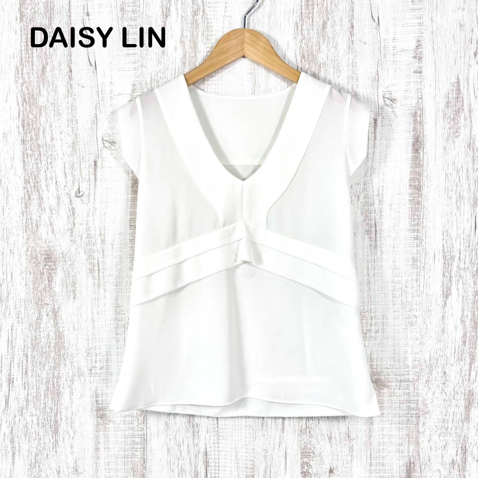 DAISY LIN デイジーリン Vネック フリル フレンチスリーブ プル 