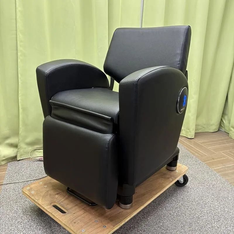 タカラベルモント　シャンプー椅子『NSS Miraku（ミラク）』新品レザー張替済みネープ８００mm用