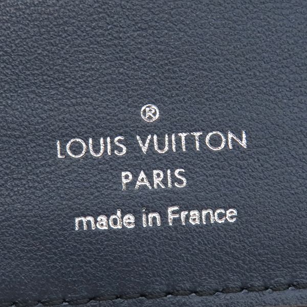 ルイヴィトン LOUIS VUITTON 二つ折り財布 ポルトフォイユ クレア モノグラムマヒナ ネイビー シルバー金具 グラデーション フライトモード M81171 RFID 【箱】【中古】 LOUIS VUITTON - ルイヴィトン LOUIS VUITTON 二つ折り財布