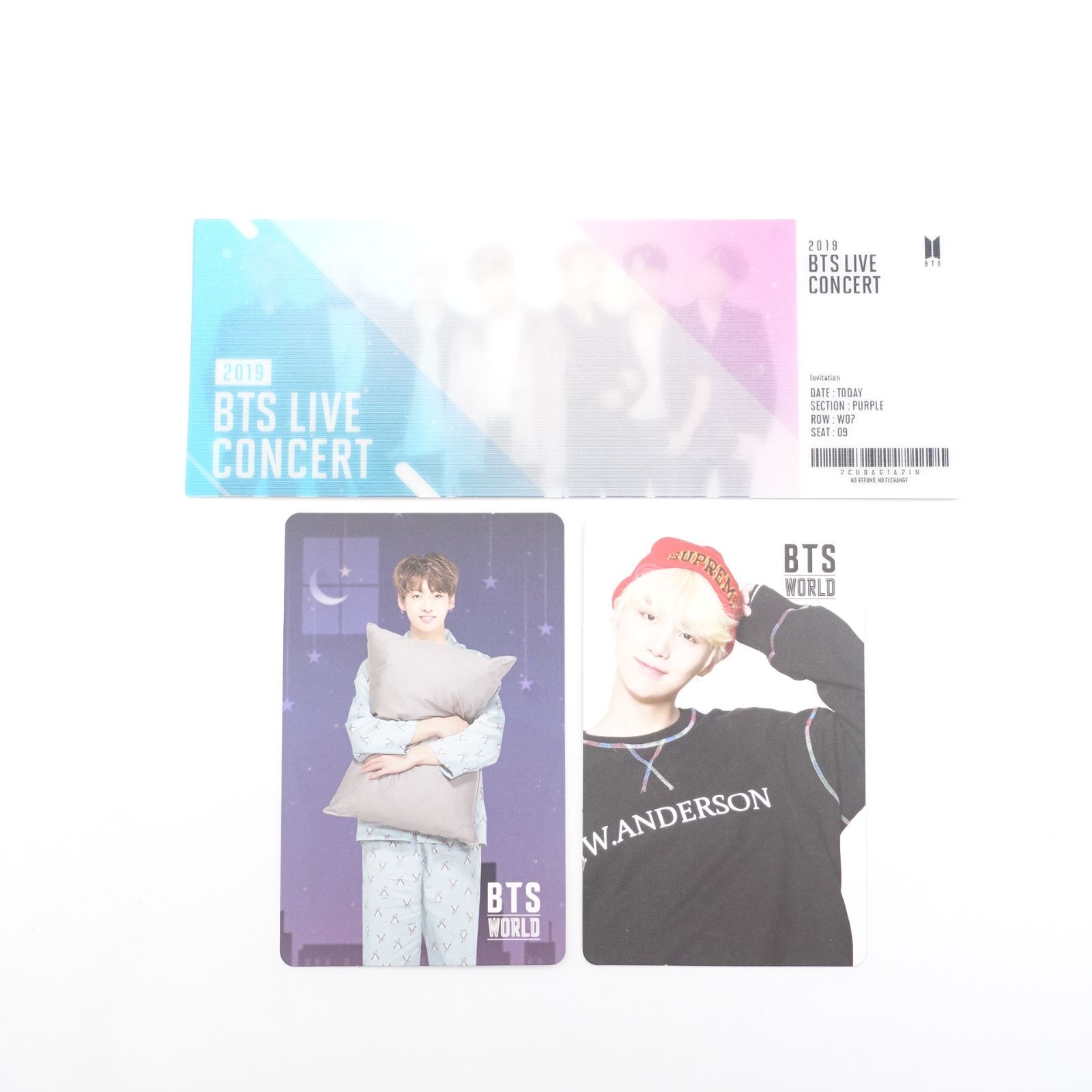 BTS WORLD Soundtrack ジョングク シュガ ユンギ 封入 レンチキュラー