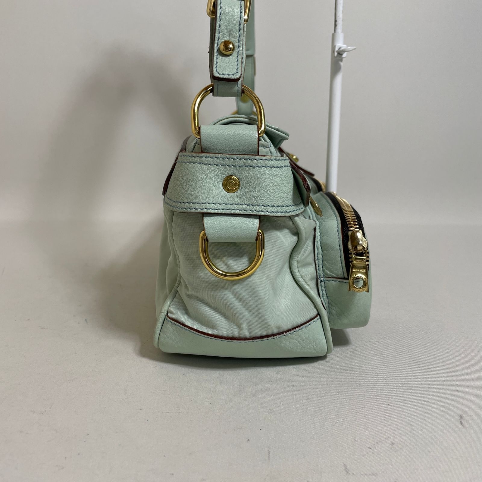 2604-30｜ハンティングワールド ショルダーバッグ ナイロン レザー 