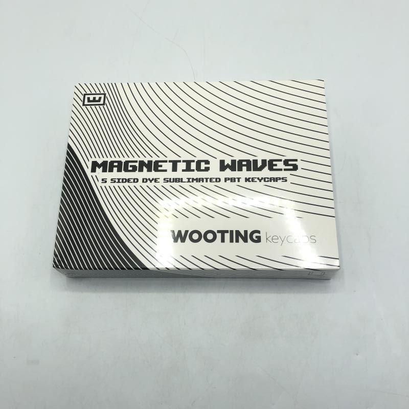 【中古】Wooting Magnetic Wave Keycap Set Black ＆ White キーキャップ[10]